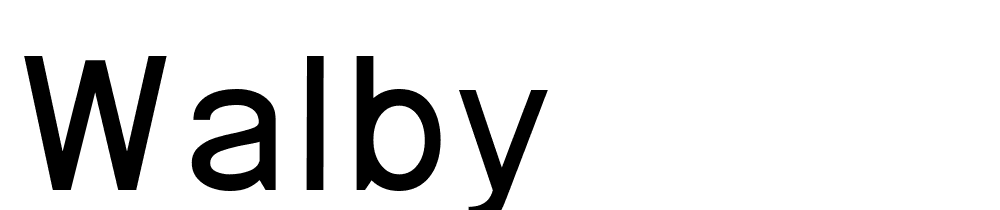 walby font family download free