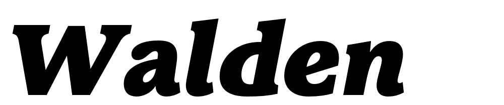 Walden font family download free