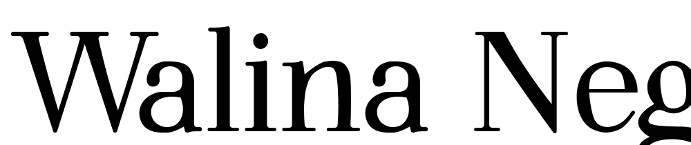 Walina-Negrita font family download free