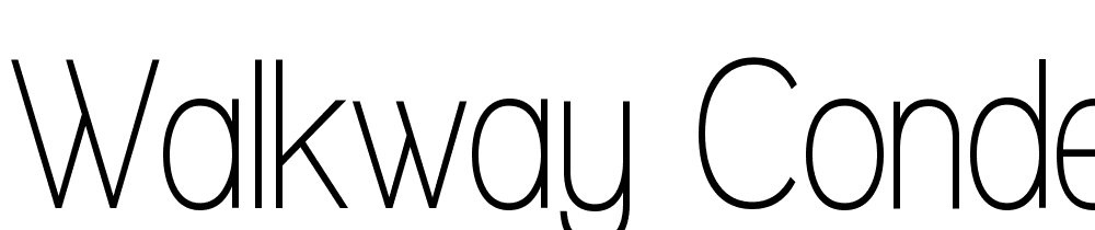 Walkway-Condensed-SemiBold font family download free