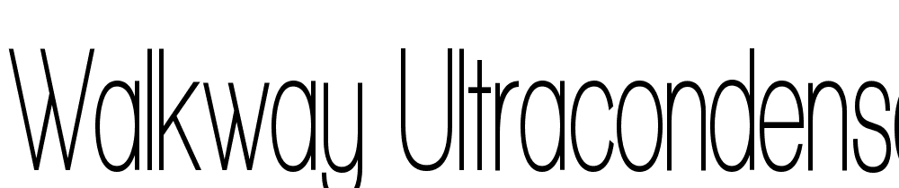 Walkway-UltraCondensed-Semi font family download free