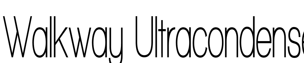 Walkway-UltraCondensed-Semi font family download free