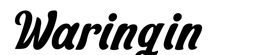 Waringin font family download free