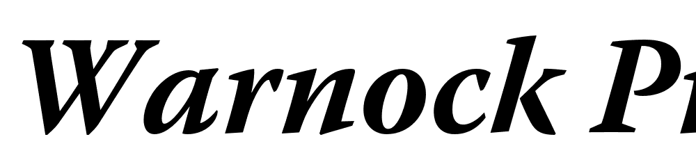 Warnock-Pro-Bold-Italic font family download free