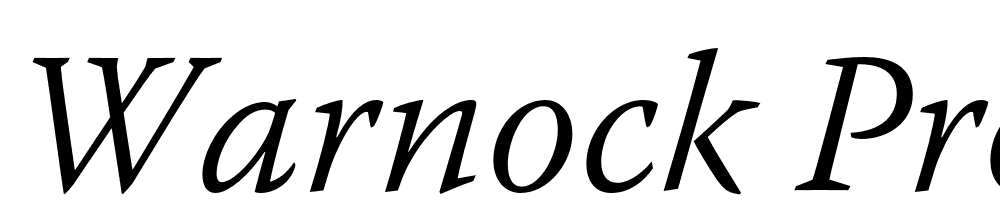 Warnock-Pro-Light-Italic font family download free