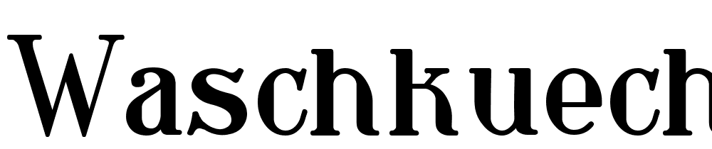 Waschkueche font family download free