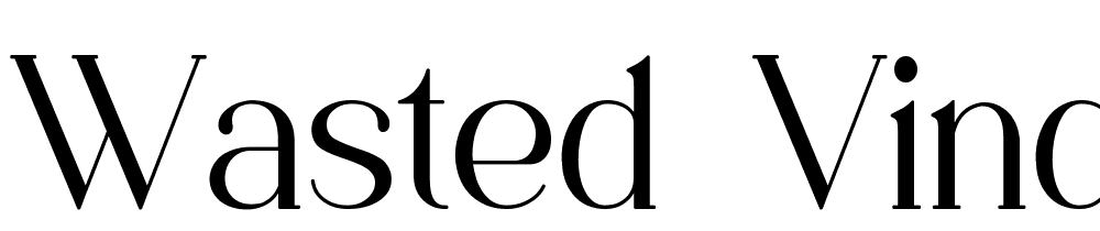 wasted-vindey font family download free