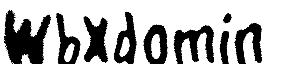 WBXDomin font family download free