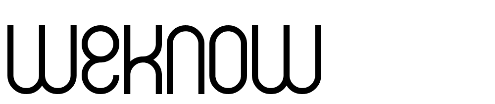 weknow font family download free