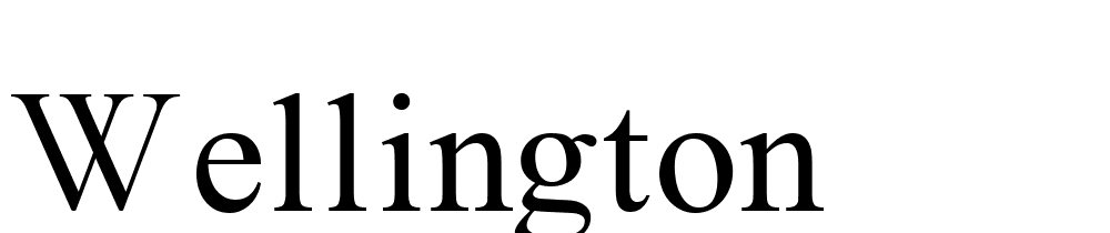 wellington font family download free