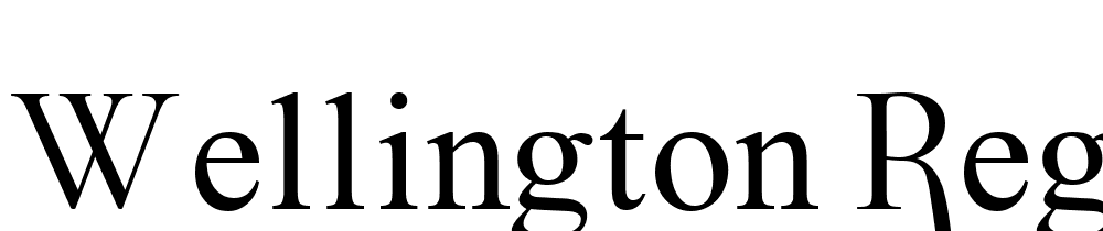 wellington-Regular font family download free