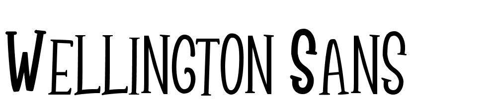 Wellington-Sans font family download free