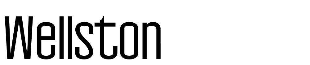 wellston font family download free