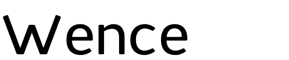 Wence font family download free