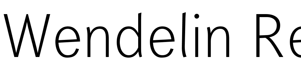 Wendelin-Reduced-45-Leicht font family download free