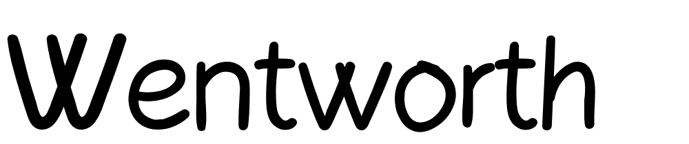 Wentworth font family download free