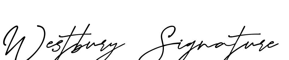 Westbury Signature  Version font family download free