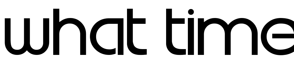 what-time-is-it font family download free