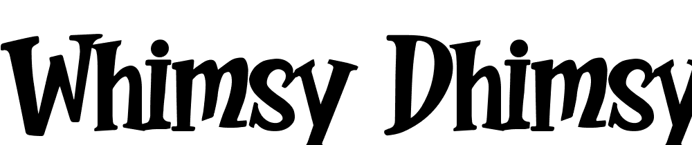 Whimsy-Dhimsy-Demo font family download free