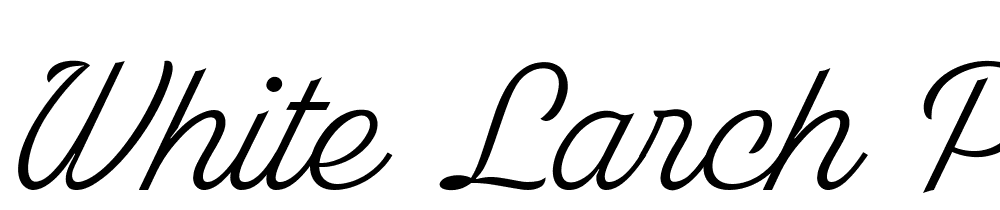 White-Larch-PERSONAL-USE-ONLY font family download free