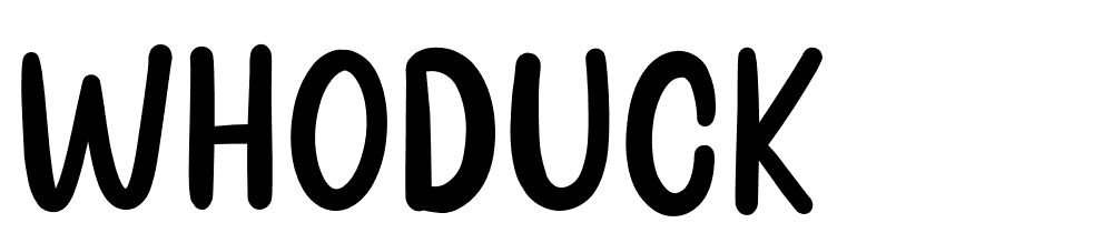 whoduck font family download free