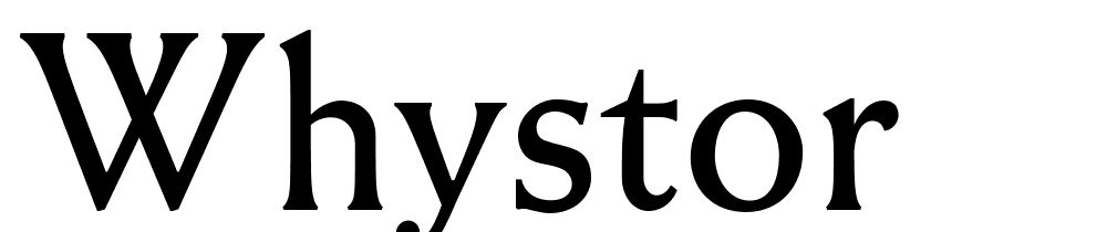 Whystor font family download free