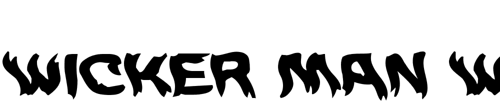 Wicker-Man-Warped font family download free