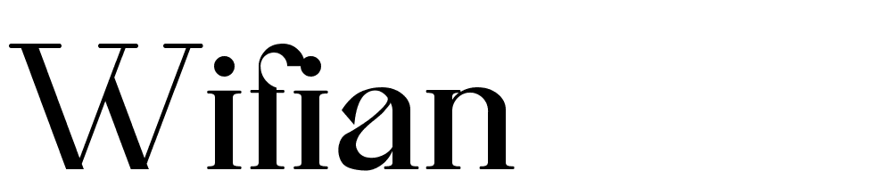 Wifian font family download free