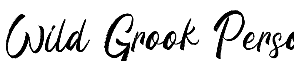 Wild-Grook-Personal-Use font family download free