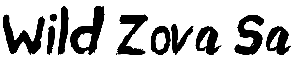 Wild Zova Sans font family download free