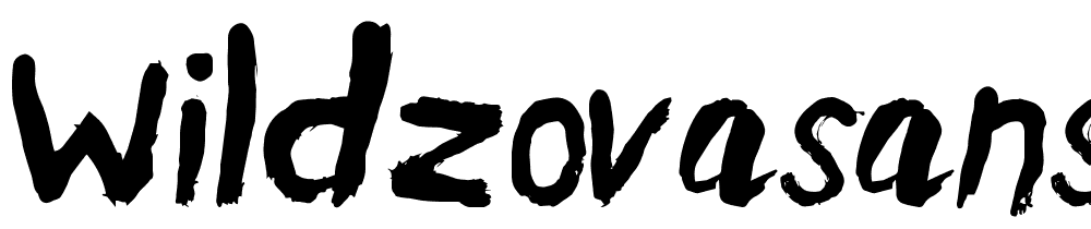 WildZovaSans font family download free