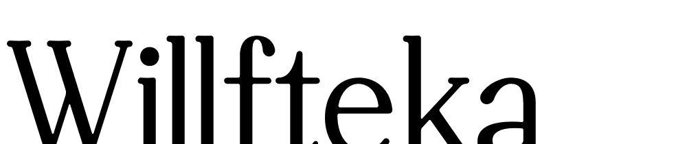 willfteka font family download free