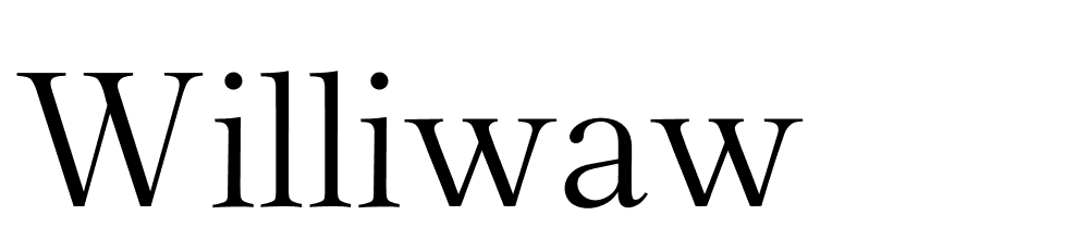 williwaw font family download free