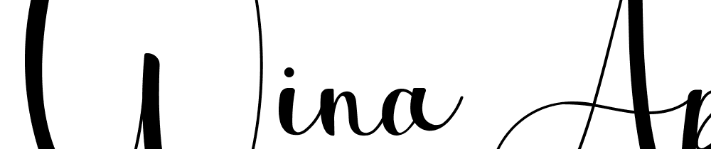 wina aprilina font family download free