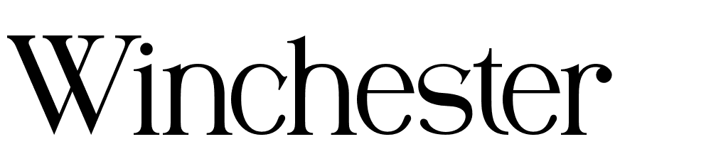 winchester font family download free