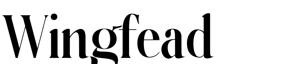 Wingfead font family download free