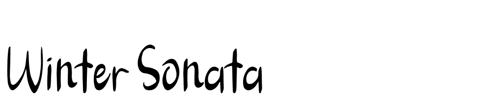 Winter-Sonata font family download free