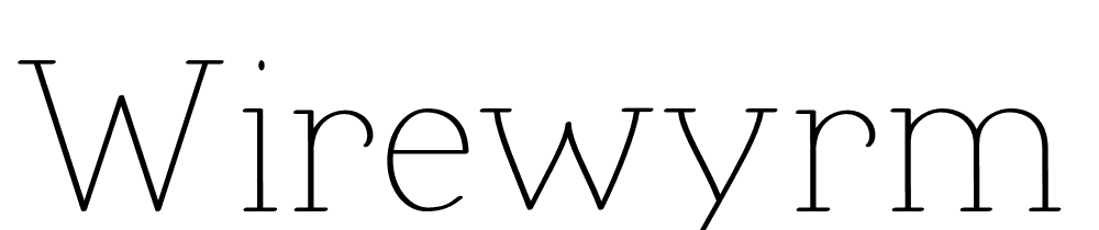 WireWyrm font family download free