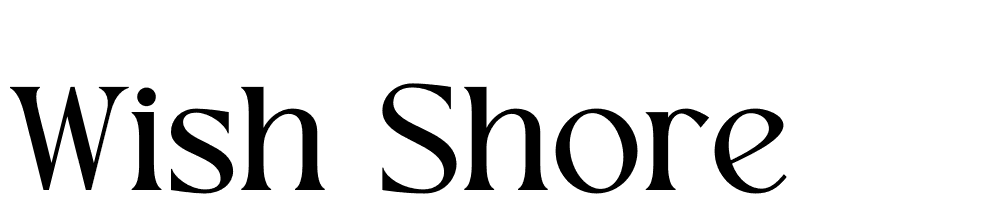 wish-shore font family download free