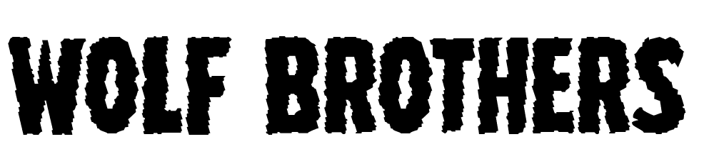 Wolf-Brothers-Expanded font family download free