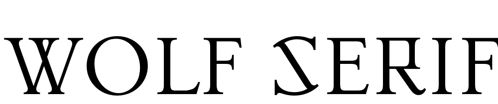 wolf-serif font family download free