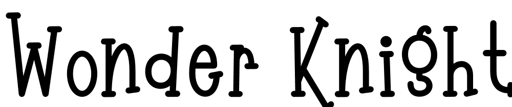 Wonder-Knight font family download free