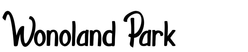 wonoland_park font family download free