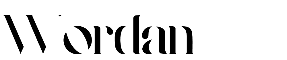 Wordan font family download free