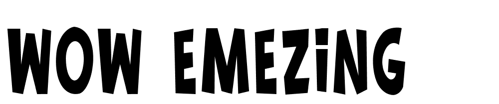 wow_emezing font family download free