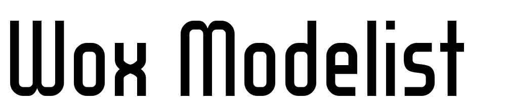 wox_modelist font family download free