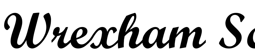 Wrexham Script font family download free