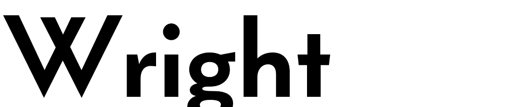 Wright font family download free