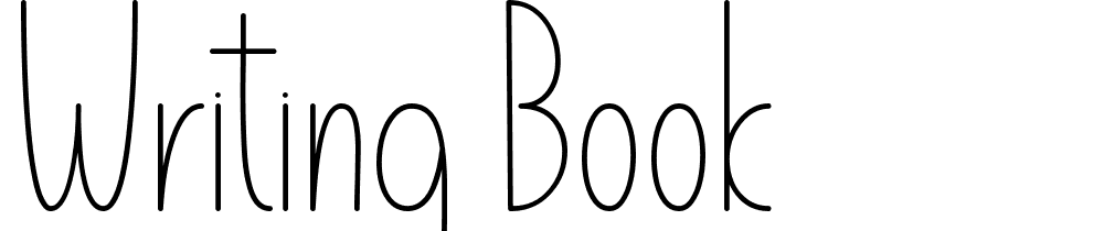 Writing Book font family download free