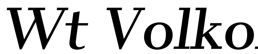 Wt Volkolak font family download free